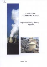 Effective communication: english for Energy Industry Students